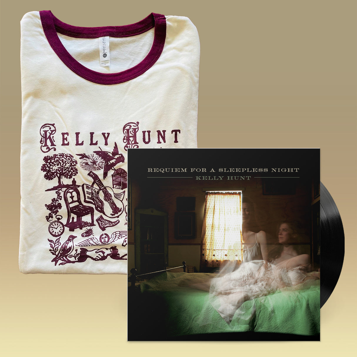 Requiem For A Sleepless Night - Burgundy Shirt Pre-Order Bundles (SIGNED)