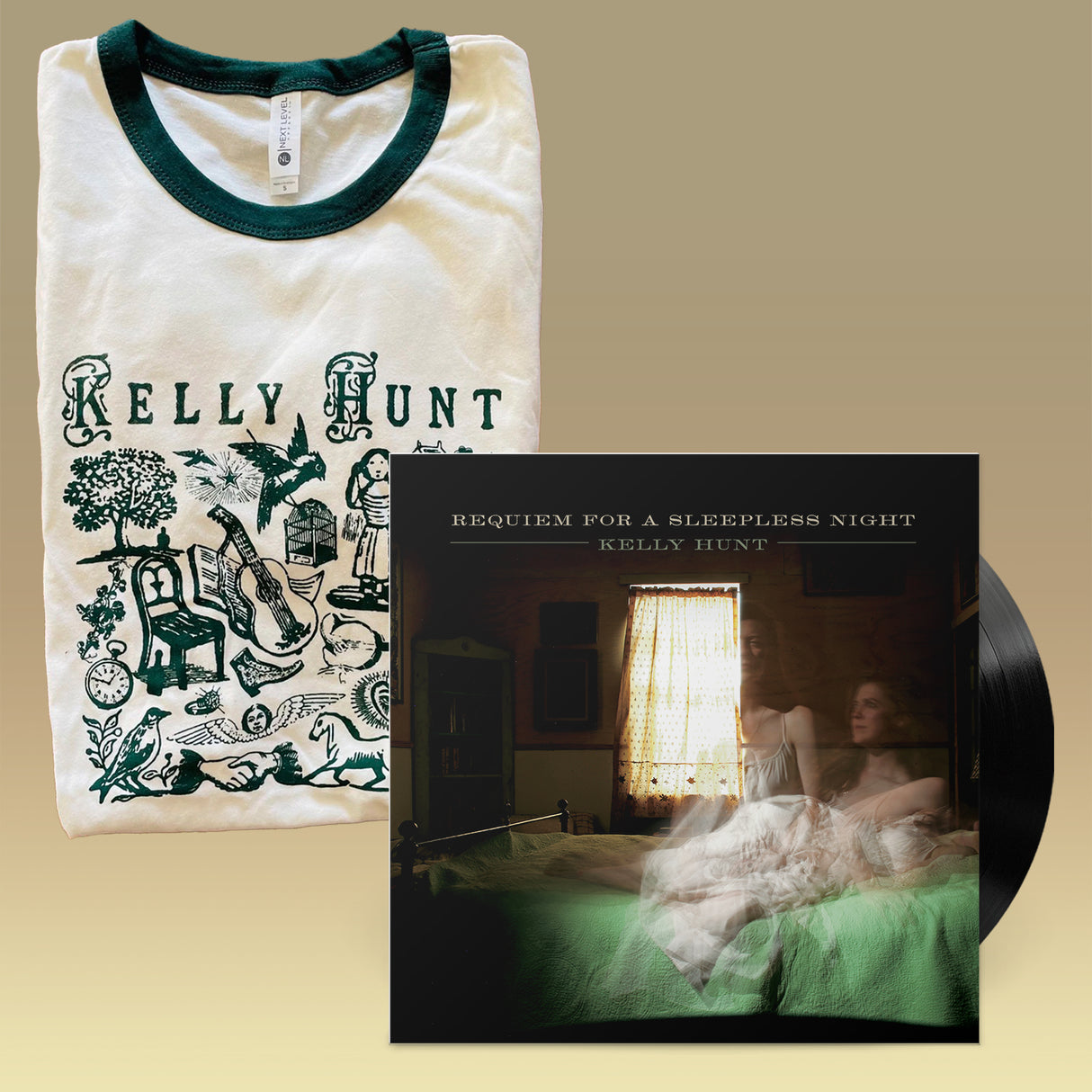 Requiem For A Sleepless Night - Hunter Green Shirt Pre-Order Bundles (SIGNED)