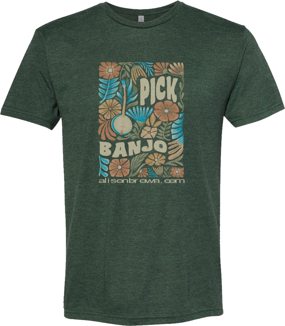 Alison Brown - pick banjo t shirt