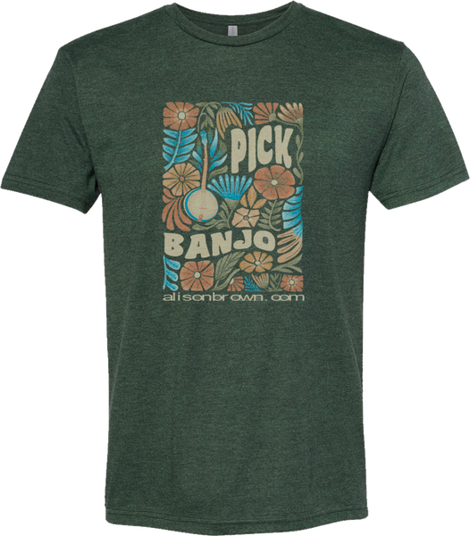 Alison Brown - pick banjo t shirt