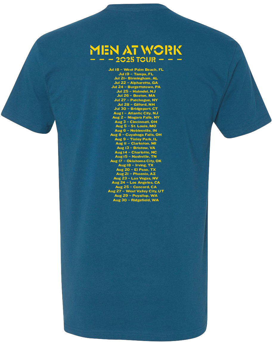 Men At Work 2025 Kookaburra Tour T-Shirt