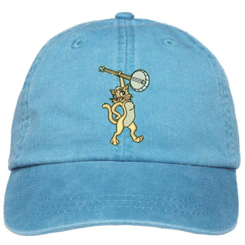 Alison Brown (Pick Like A Girl) Banjo Cat Baseball Cap