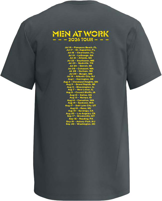 Men At Work 2026 Kookaburra Tour T-Shirt
