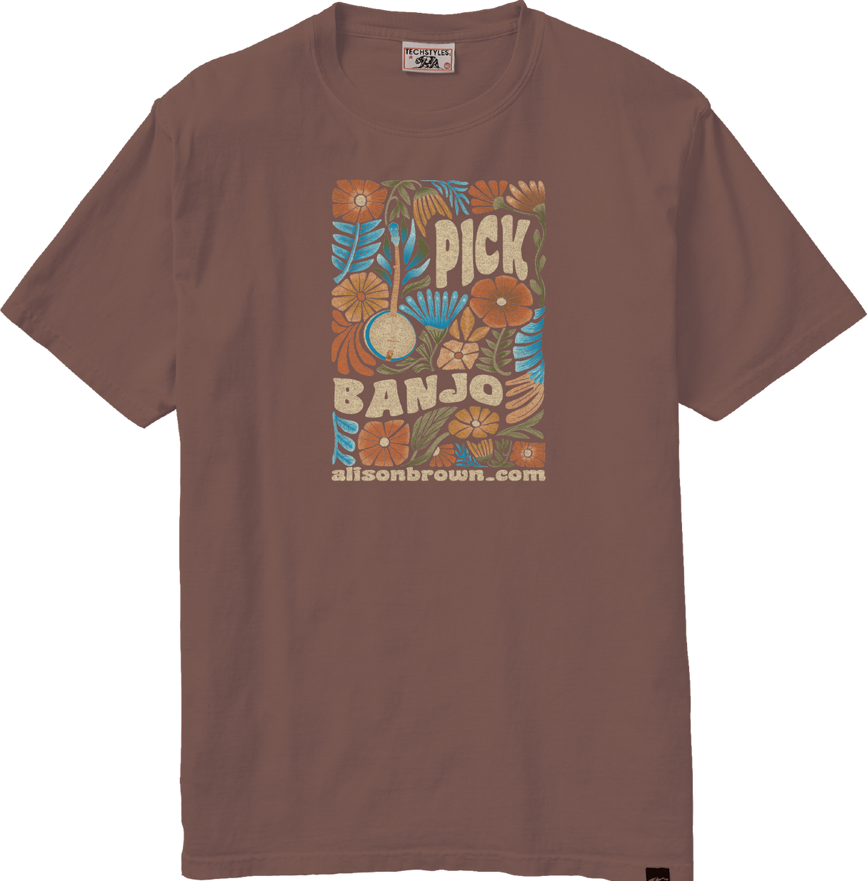 Alison Brown - pick banjo t shirt
