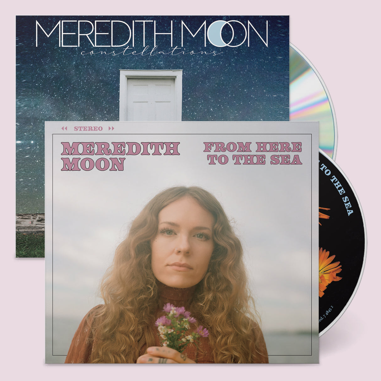 Meredith Moon - From Here To The Sea + Constellations SIGNED CD Bundle