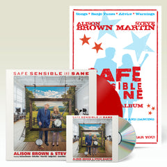 Alison Brown & Steve Martin - SIGNED Safe, Sensible and Sane (Poster Bundles)