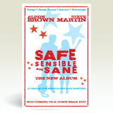 Alison Brown & Steve Martin - SIGNED Safe, Sensible and Sane (Poster Bundles)