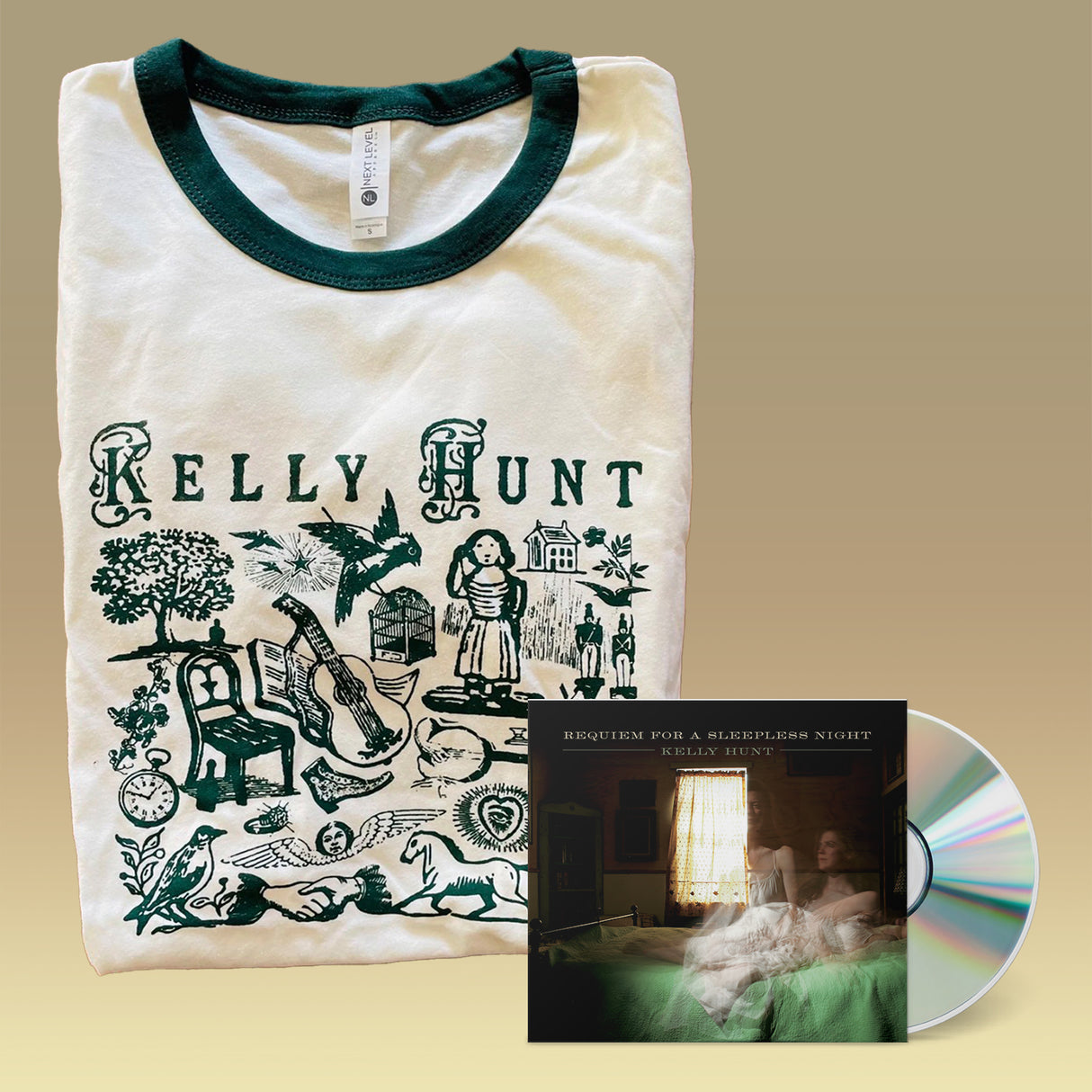 Requiem For A Sleepless Night - Hunter Green Shirt Pre-Order Bundles (SIGNED)
