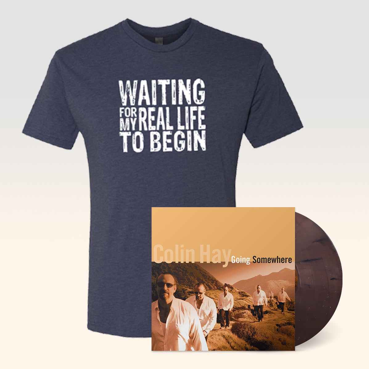 Colin Hay - Going Somewhere + T-Shirt Bundle
