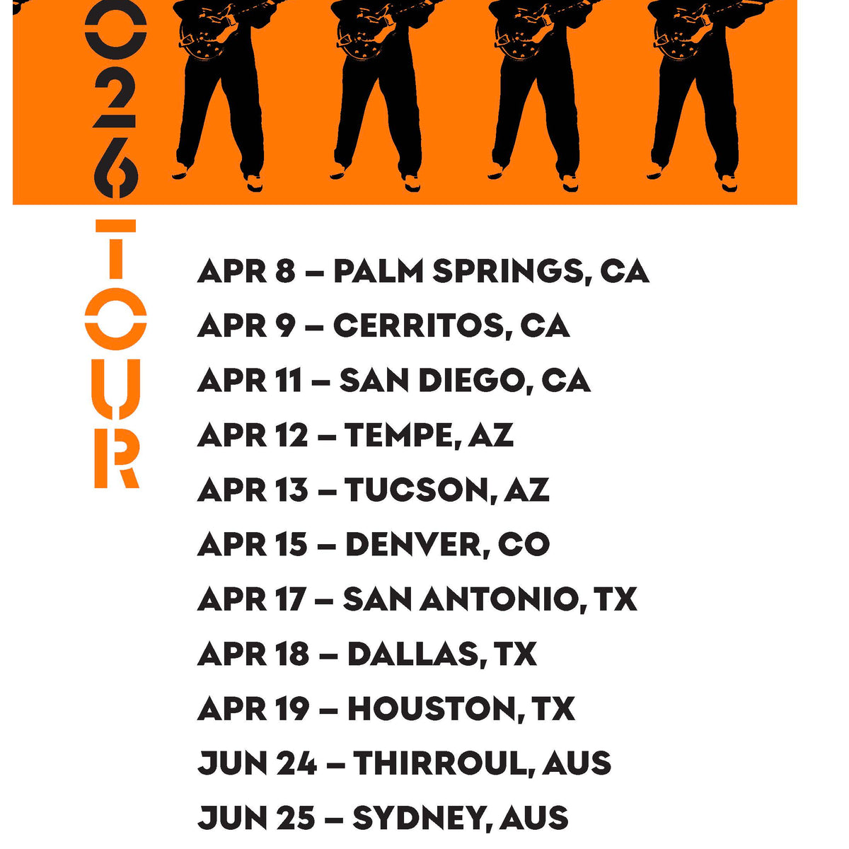 Colin Hay - Man At Work 2026 Tour Poster – Compass Records