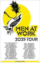Men At Work 2025 Tour Poster