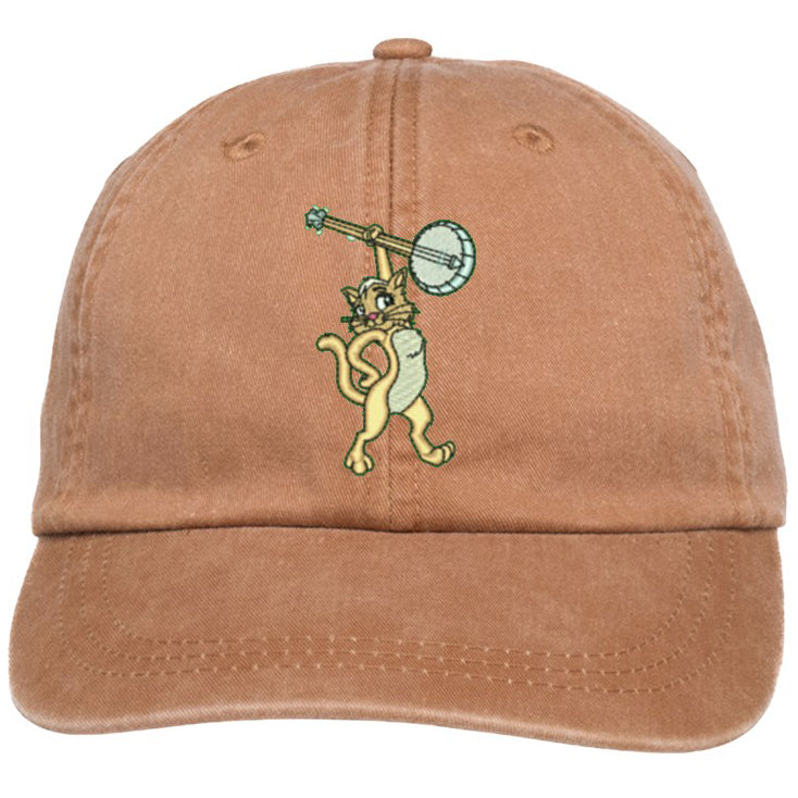 Alison Brown (Pick Like A Girl) Banjo Cat Baseball Cap