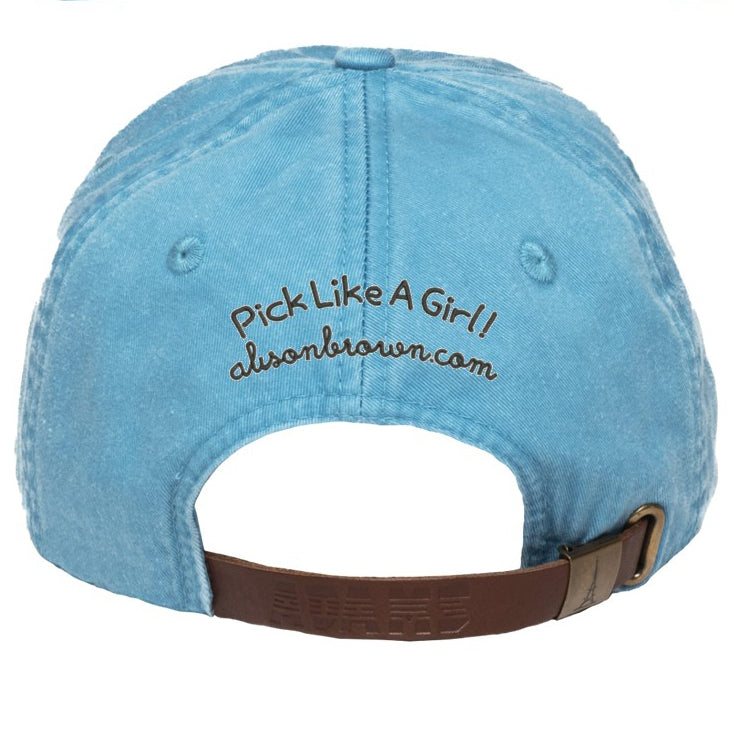 Alison Brown (Pick Like A Girl) Banjo Cat Baseball Cap
