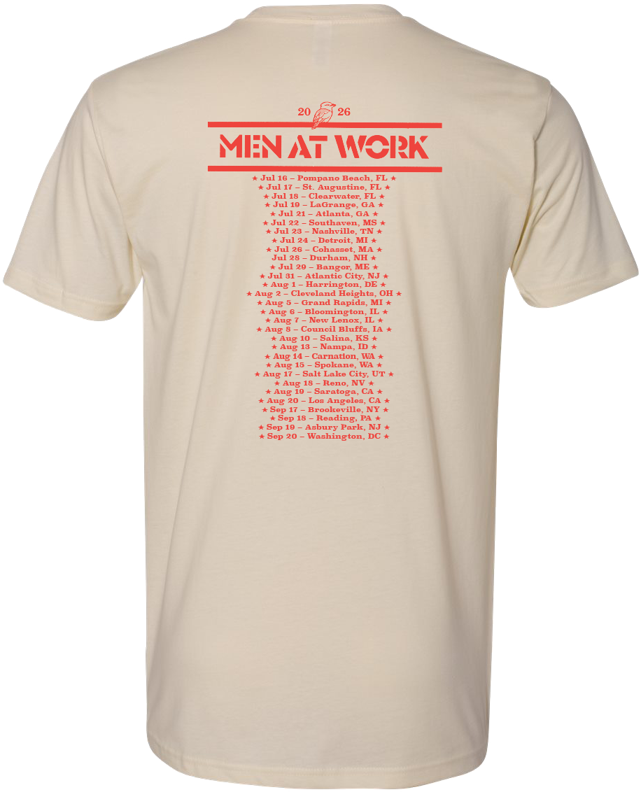 Men At Work - Night Like No Other Tour T-Shirt